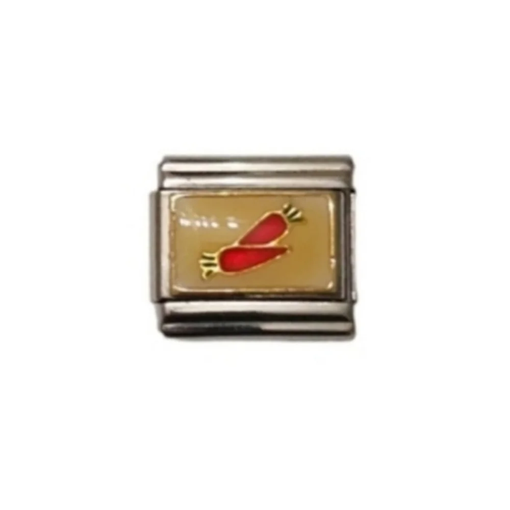 Charmlink Chili Pepper Food DIY Personalized Composable Italian Charm‎ Bracelet